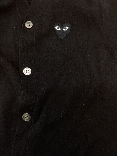 商品画像：カーディガン(厚手)/M/ウール/BLK/無地/AZ-N024 6