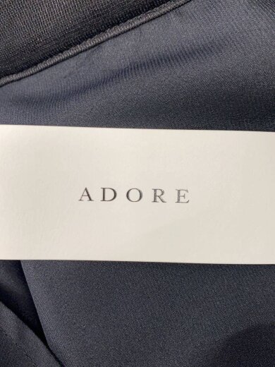 商品画像：シアーラッセルメッシュスカート/38/ポリエステル/BLK/無地/531-5120014// 4