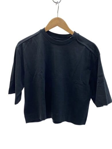 商品画像：アディソン クロップドTシャツ/S/コットン/BLK/1422W 1