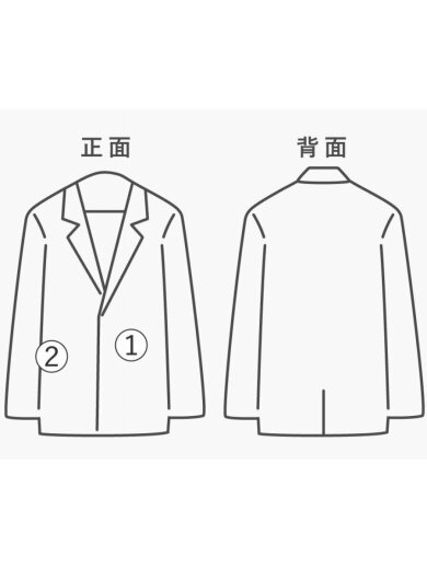 商品画像：NOVE COAT/チェスターコート/48/ウール/BLK/無地/8325-399-0418// 9