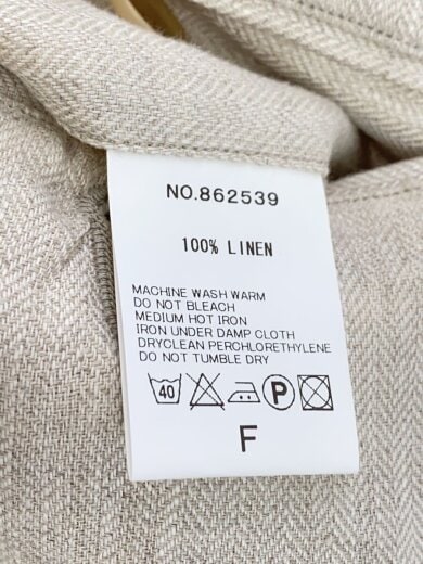 商品画像：LINEN PINSTRIPE WIDE EASY PANTS/FREE/リネン/CRM/862539 5