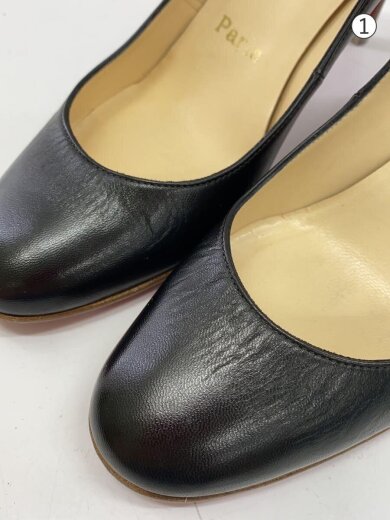 商品画像：ピンヒールパンプス/35.5/BLK/レザー 6