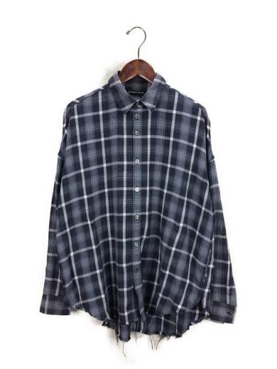 画像：DIET BUTCHER SLIM SKINダイエットブッチャースリムスキン/長袖シャツ/--/--/GRY/チェック1