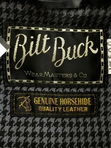 画像：Attractionsレザージャケット・ブルゾン/36/レザー/BLK/Bilt Buck/グリズリージャケット/クマジャ4