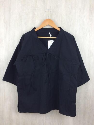 画像：HUMIS半袖シャツ/M/コットン/BLK/M-SH903/DEFORMATION TYROLEAN SHIRT-BLOUSO1