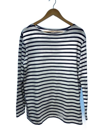 商品画像：長袖Tシャツ/1/コットン/NVY/ボーダー/a21sb05ie 1