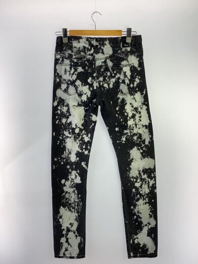 商品画像：ストレートパンツ/29/コットン/BLK/無地/863DS11T093X/ブリーチ加工 2