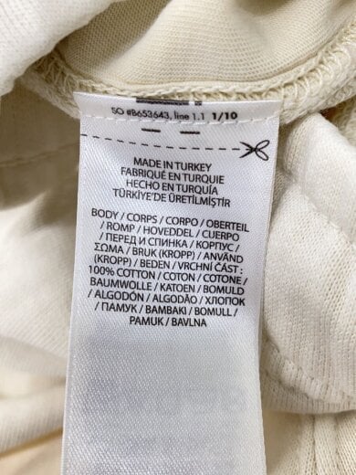 商品画像：ストレートパンツ/M/コットン/WHT/無地/B653643 5