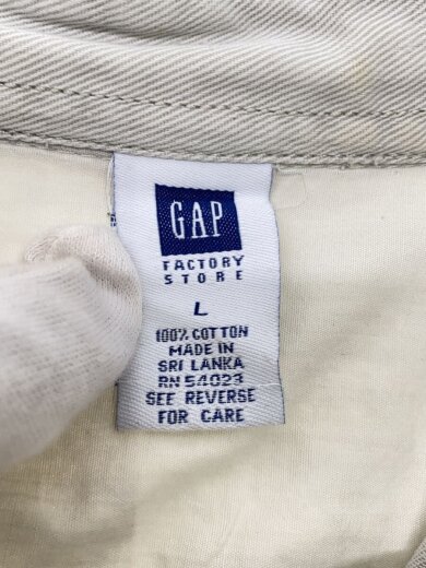 商品画像：長袖シャツ/L/コットン/GRY/無地 3