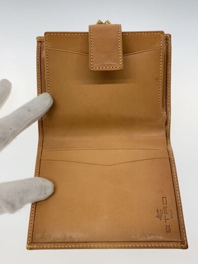 商品画像：2つ折り財布/レザー/BRW/ペーズリー/レディース 4