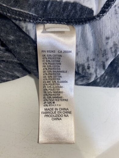 商品画像：Tシャツ/M/コットン/GRY/プリント// 5