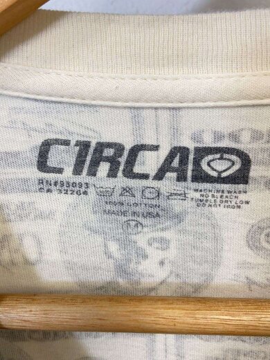 商品画像：CIRCA/Tシャツ/M/コットン/WHT/総柄 3
