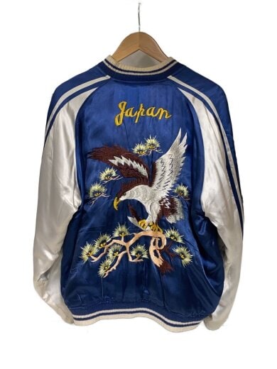 商品画像：50s/鷹/龍/富士/日本地図/TTSバタフライ/スカジャン/--/--/BLU 2