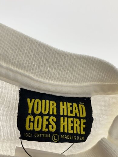 商品画像：90s/USA製/FRED BABB/YOUR HEAD GOES HERE/Tシャツ/L/コットン/WHT// 3
