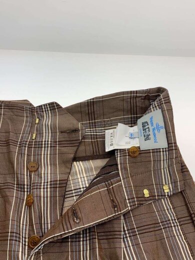 商品画像：ショートパンツ/44/レーヨン/BRW/チェック/ライカ期/4147-2701// 3