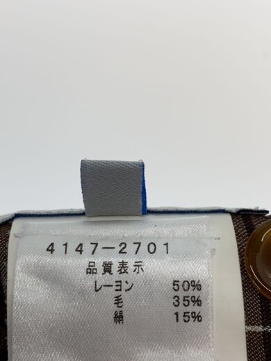 商品画像：ショートパンツ/44/レーヨン/BRW/チェック/ライカ期/4147-2701// 5