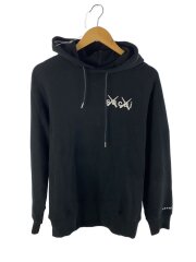 21AW/×KAWS/Embroidery Hoodie/パーカー/1/コットン/BLK/21-0283s