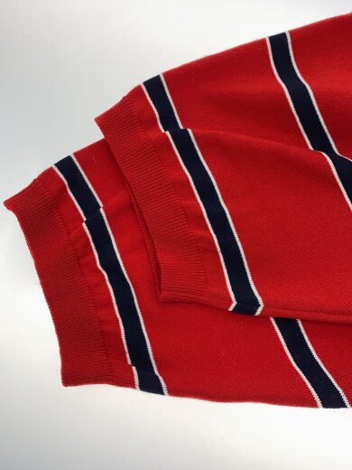 商品画像：半袖ニットポロシャツ/--/--/RED// 4