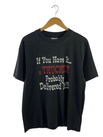 商品画像：Tシャツ/L/コットン/BLK/プリント 1