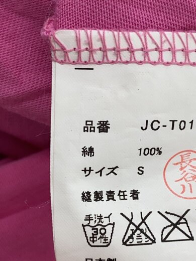 商品画像：Tシャツ/S/コットン/PNK/プリント/JC-T012 4