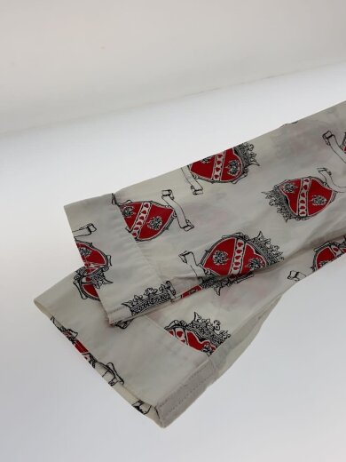 商品画像：長袖シャツ/M/コットン/WHT/総柄/BW1901-HCS 5