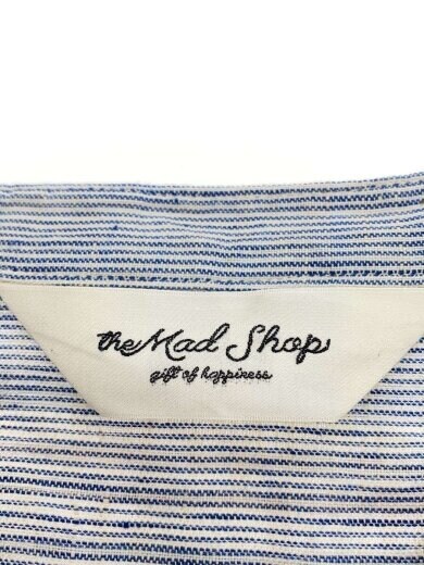 商品画像：the Mad Shop/長袖シャツ/--/リネン/BLU/ストライプ 3