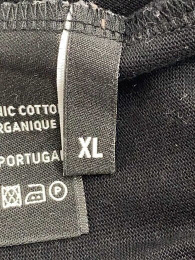 商品画像：Tシャツ/XL/コットン/BLK 4