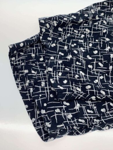 商品画像：半袖シャツ/M/レーヨン/BLK/総柄 4