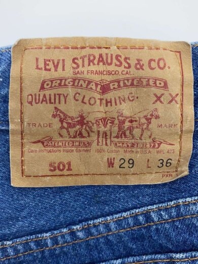 商品画像：501/米国製/ストレートパンツ/29/コットン/IDG/無地/501-5900 4