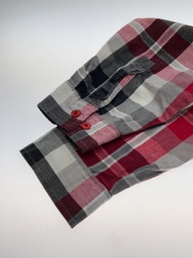 商品画像：HARC BUCHANAN長袖シャツ/XXL/コットン/RED/チェック 5