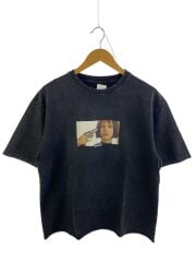 Tシャツ/S/コットン/BLK/プリント