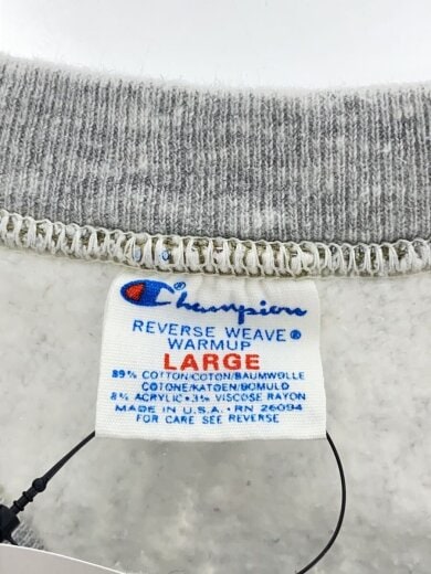 商品画像：スウェット/L/コットン/GRY/プリント 3