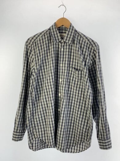 商品画像：長袖シャツ/S/ウール/GRY/ギンガムCK 1