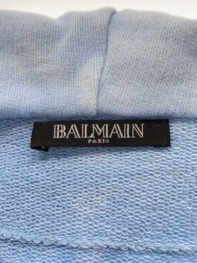 商品画像：パーカー/S/コットン/BLU/無地 3