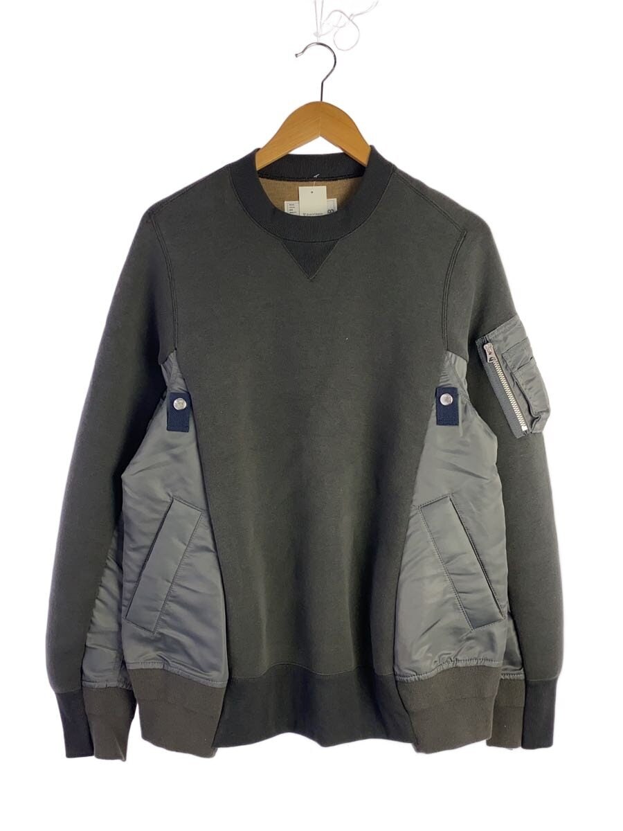 sacai / スウェット/1/コットン/GRY/SCM-058