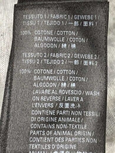 商品画像：22SS/SLIME PATCHED SLEEVE SHIRT/S/コットン/GRY/プリント/NJ37 671401 5