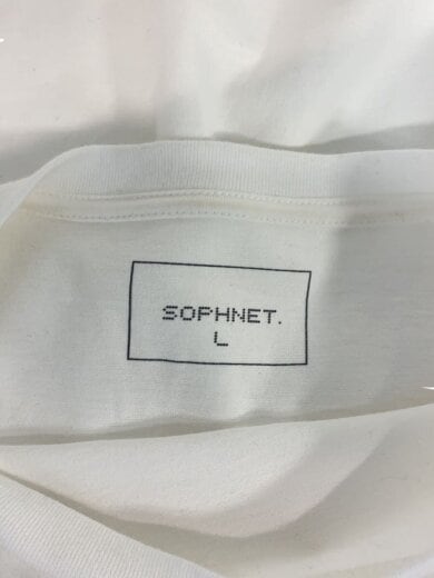 商品画像：長袖Tシャツ/L/コットン/WHT/プリント/SOPH-250071 3