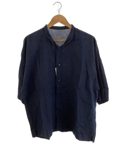 商品画像：半袖シャツ/3/リネン/NVY/無地/HP21FJ324// 1