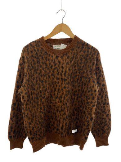 商品画像：20AW/ニット・セーター(厚手)/S/モヘア/BRW/レオパード 1