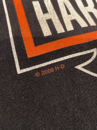 商品画像：Tシャツ/XL/コットン/BLK/プリント/ビッグロゴ/ホンジュラス製/コピーライト2009 7