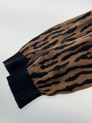 商品画像：ニット・セーター(薄手)/M/コットン/BRW/総柄 5