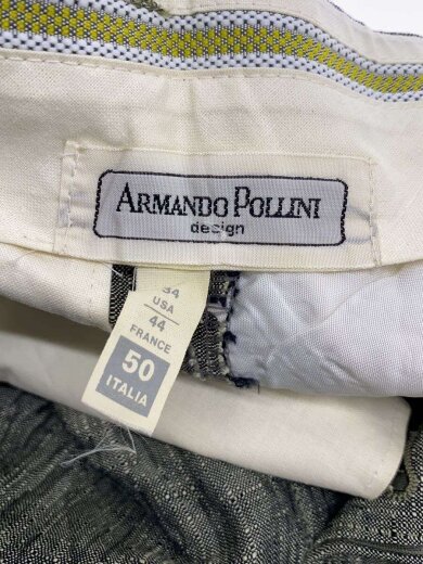 商品画像：ARMANDOPOLLINI/スラックスパンツ/50/--/GRY/総柄 4