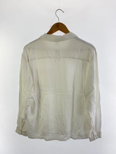 商品画像：FRONT 11201/オープンカラー長袖シャツ/M/レーヨン/WHT 2