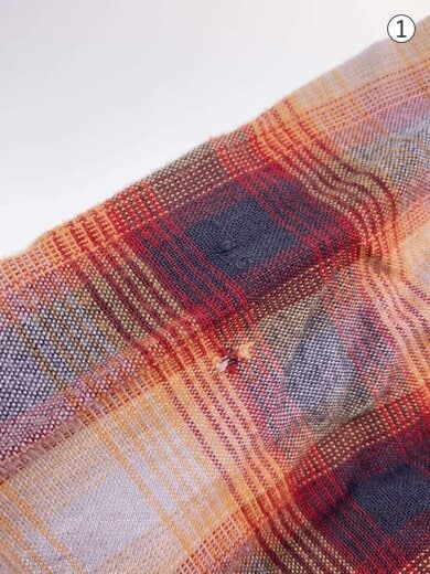 商品画像：60S/BRILL/長袖シャツ/M/--/RED/チェック 5