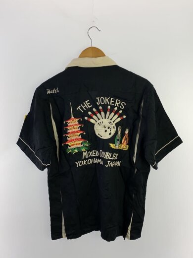 商品画像：THE JOKERS/ボーリングシャツ/半袖シャツ/M/レーヨン/BLK/KL33545 2