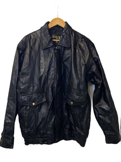 商品画像：LEATHER&SOUL/パッチワーク/レザージャケット・ブルゾン/L/レザー/BLK/総柄 1