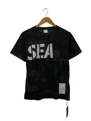 Tシャツ/S/コットン/BLK/無地/WDS-O-MSS-25-Q4-CS-03