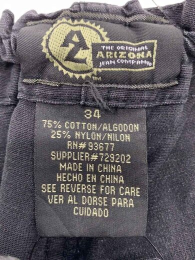 商品画像：ベイカーカーゴパンツ/34/コットン/BLK/無地 4