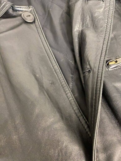 商品画像：コート/FREE/レザー/BLK 6