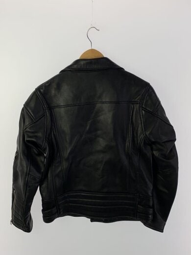 商品画像：ダブルライダースジャケット/S/羊革/BLK/182SZNH-JKM06 2